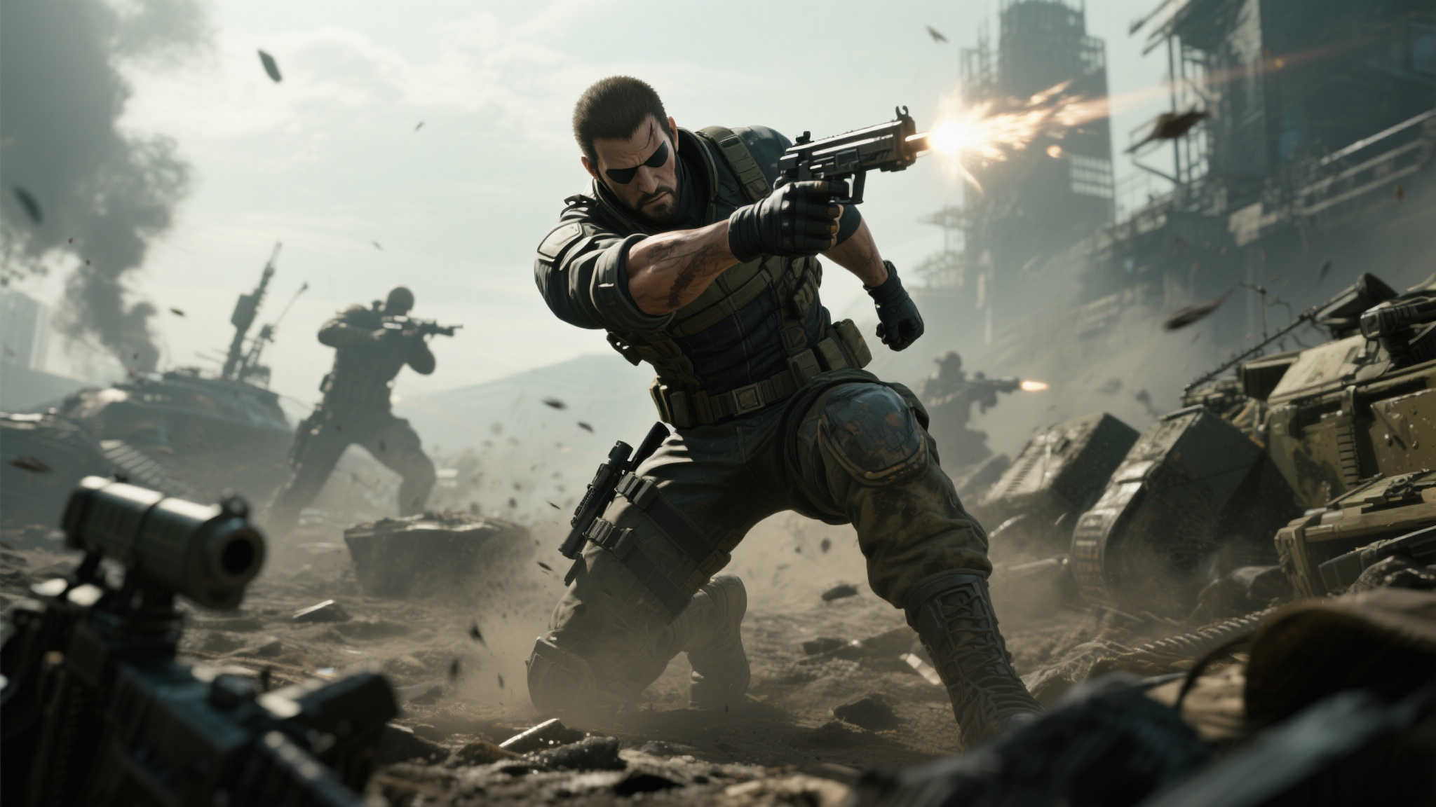 “《合金装备3:重制版》开场动画震撼呈现,虚幻5画质惊艳!” 如果说原版的《合金装备3》是以剧情取胜,