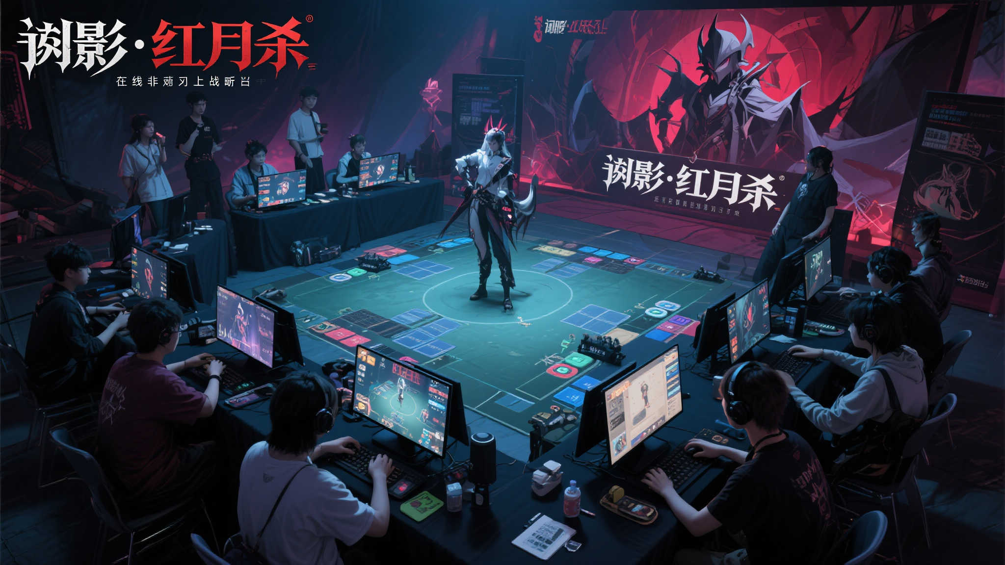 《骤影·绯月杀》线下试玩实景曝光,非对称策略引热议 《骤影·绯月杀》线下试玩实景曝光,非对称策略引热议